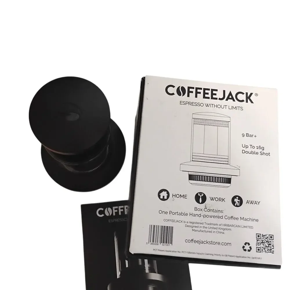 Coffee Jack Portable Espresso Maker CoffeeJack Travel Camping New Open Box